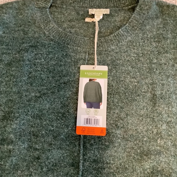 Women’s LEGENDARY Outfitters Green Soft & Cozy Long Sleeve Sweater Size XXL NWT - Picture 8 of 9
